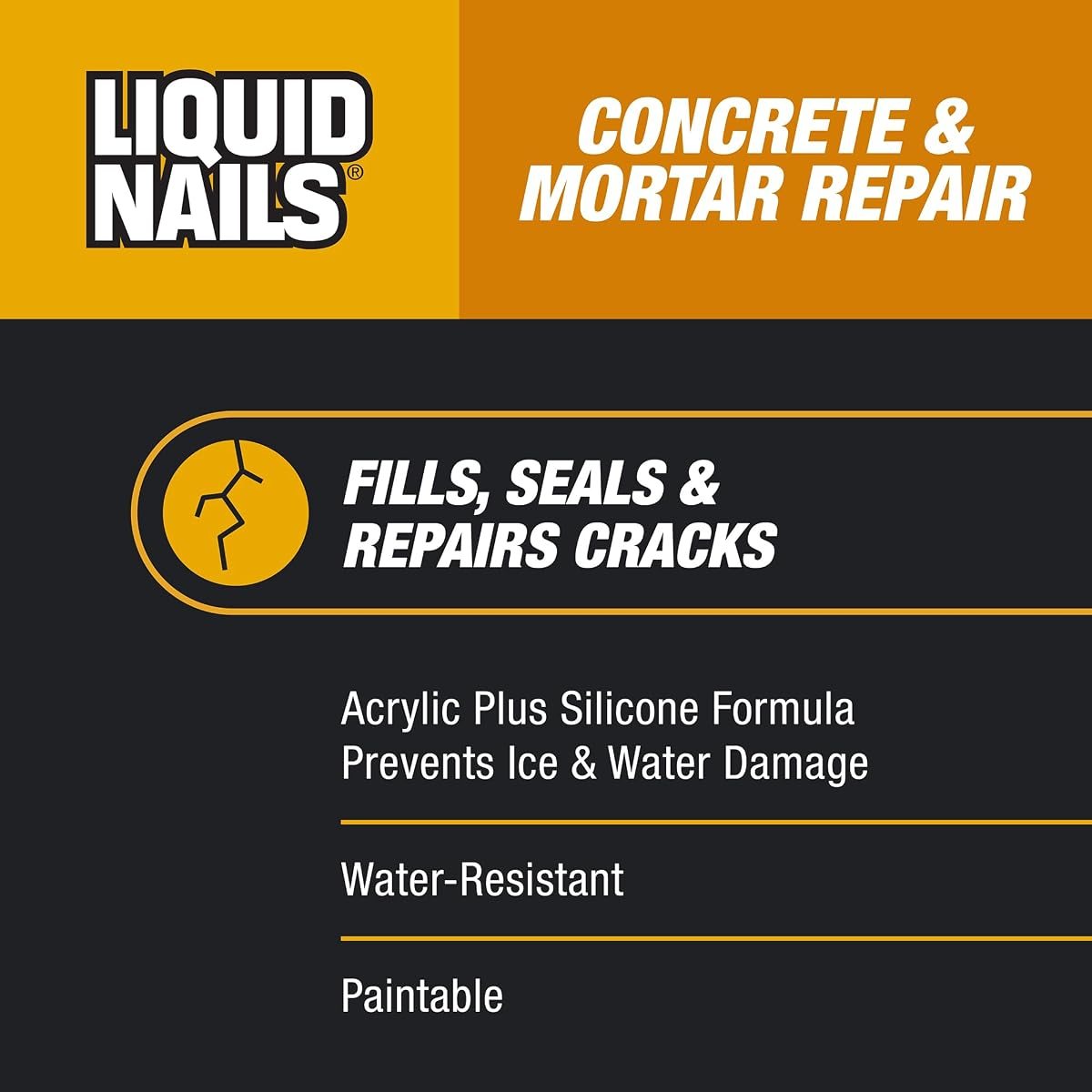 Concrete & Mortar Repair Adhesive, 10.3 oz, view 2