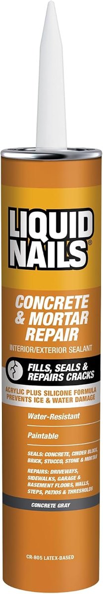 Concrete & Mortar Repair Adhesive, 10.3 oz, Liquid Nails
