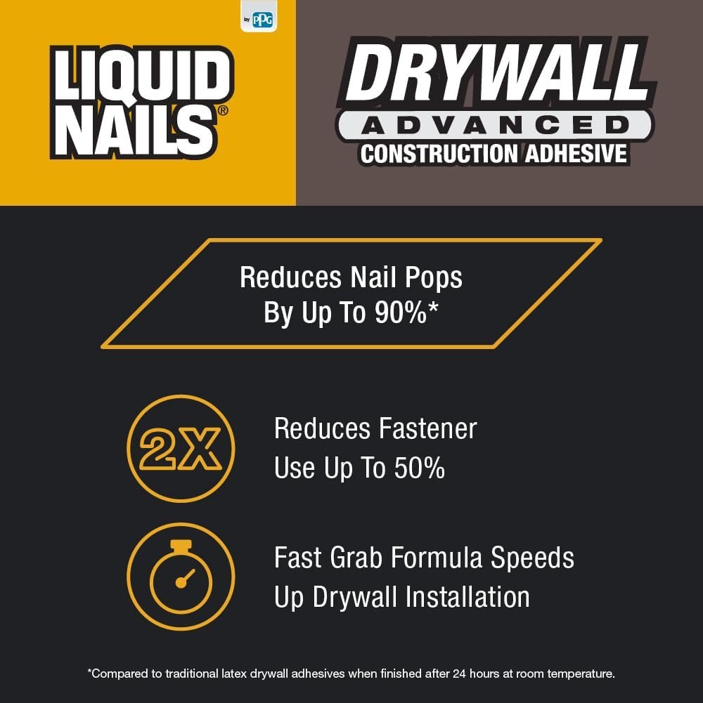 Drywall Advanced 28 oz Off-White Latex Adhesive, 12 Pack, view 2