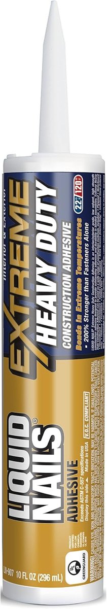 Extreme Heavy Duty 10 oz, Contractor Case of 12, Liquid Nails