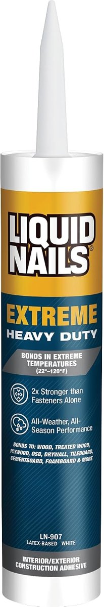 Extreme Heavy Duty Construction Adhesive, 10 oz, Liquid Nails