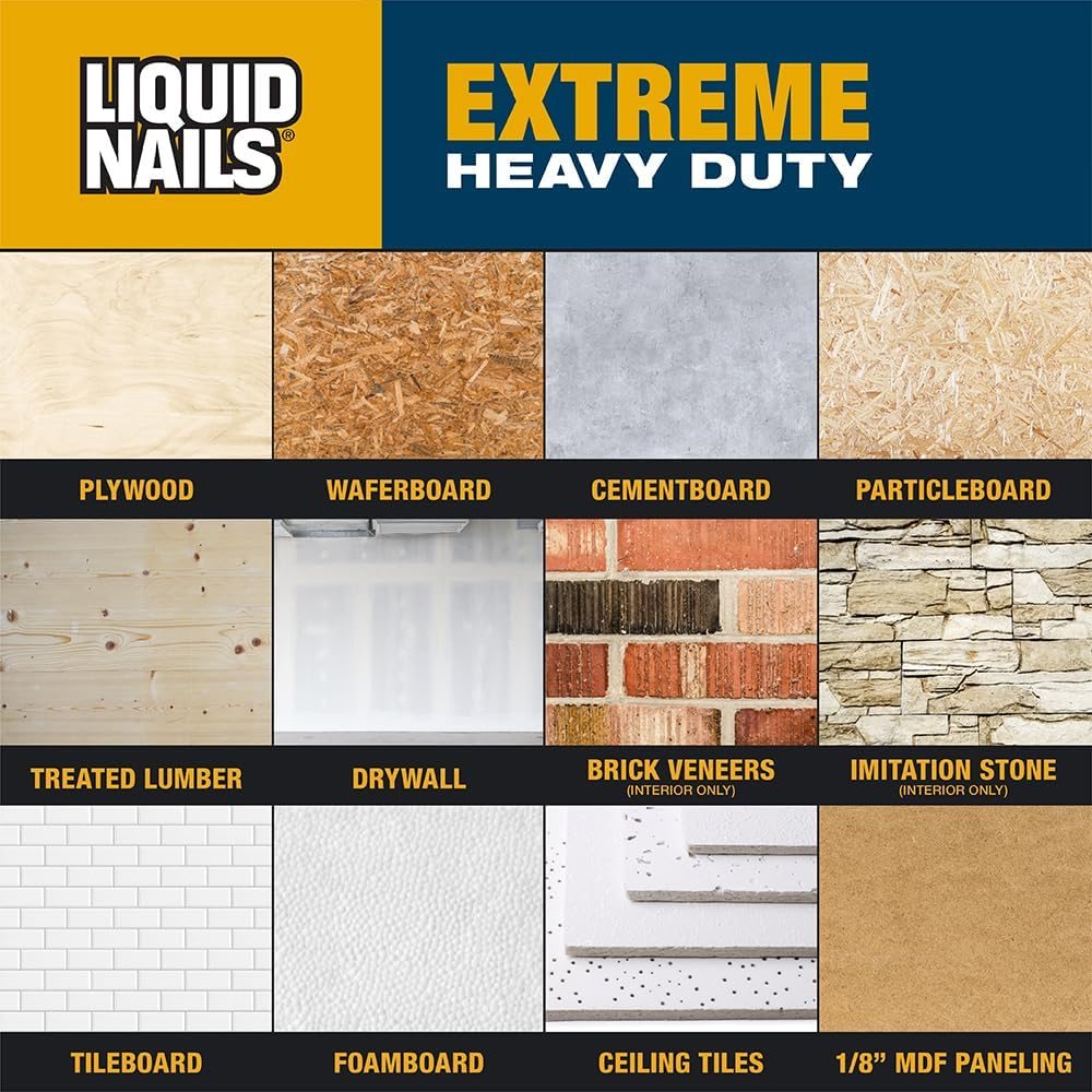 Extreme Heavy Duty Construction Adhesive, 28 oz, view 5