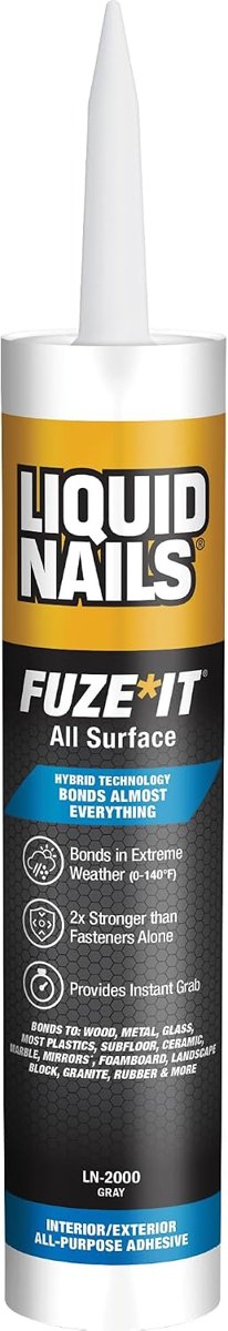 Fuze*It All Surface Construction Adhesive, 9 oz, Liquid Nails