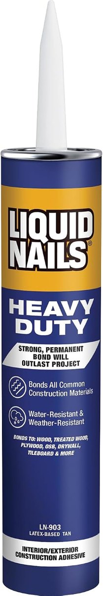 Heavy Duty Construction Adhesive, 10 oz, Liquid Nails
