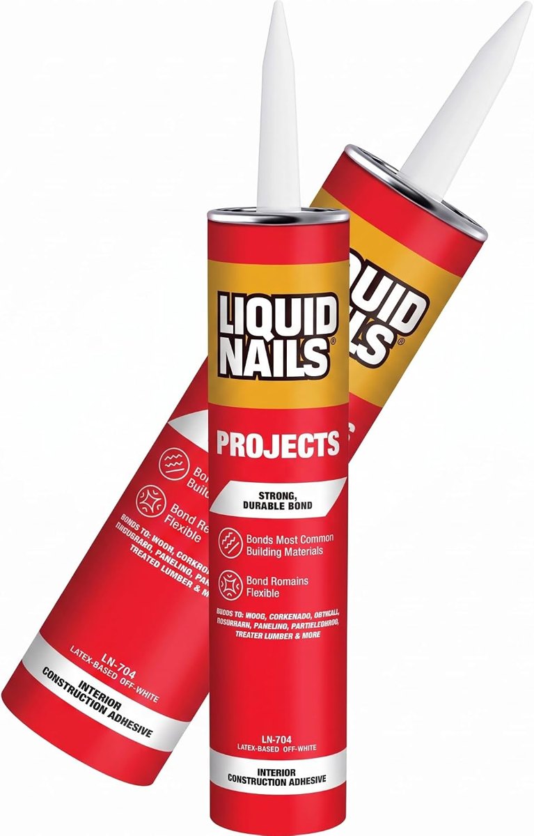Interior Projects Latex Adhesive 10 oz Tan, 2 Pack, Liquid Nails