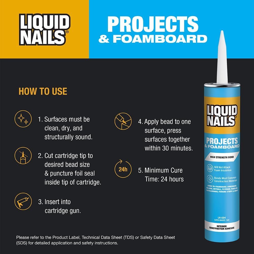 Latex Projects & Foamboard Adhesive, 10 oz, view 3