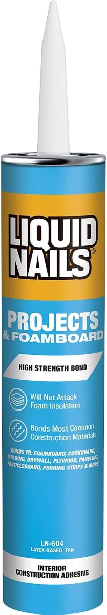 Latex Projects & Foamboard Adhesive, 10 oz, Liquid Nails