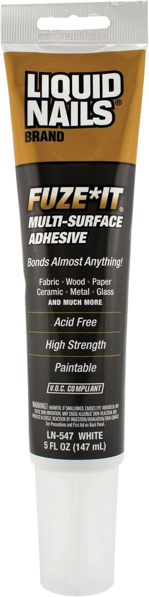 Fuze*It Multi-Purpose Repair Adhesive, 5 oz, Liquid Nails