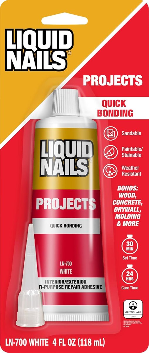 Small Projects & Repairs Adhesive, 4 oz, Liquid Nails