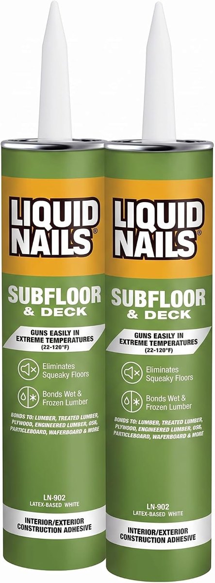LN-902 VOC Subfloor Adhesive 10 oz, 2 Pack, Liquid Nails