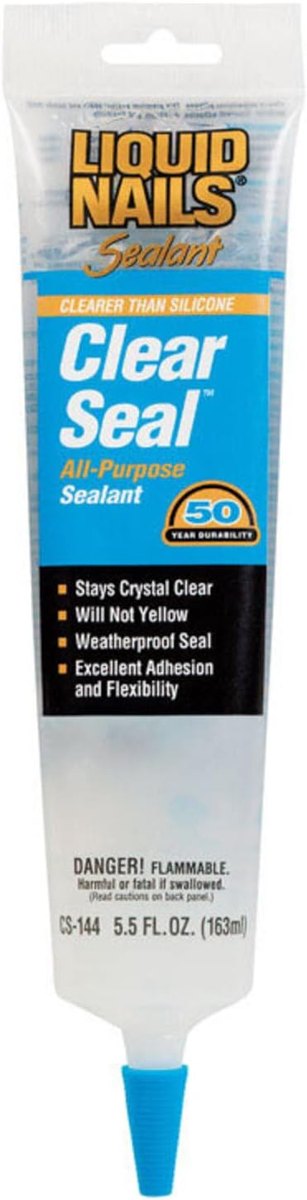 Low Strength Rubber Sealant 5.5 oz, 6 Pack, Liquid Nails