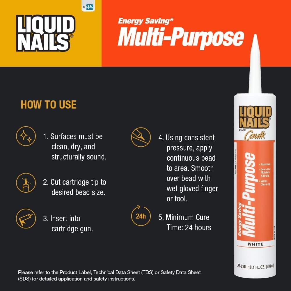 Multi-Purpose Construction Caulk & Sealant, view 3