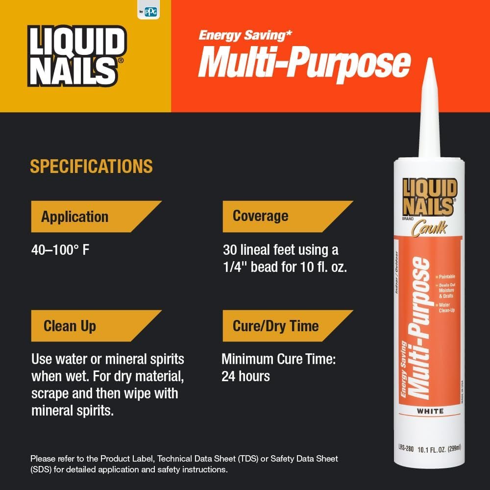 Multi-Purpose Construction Caulk & Sealant, view 4