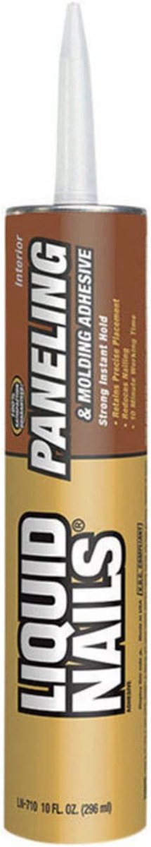 Paneling & Molding High Strength Paste Adhesive 10 oz, Contractor Pack, Liquid Nails