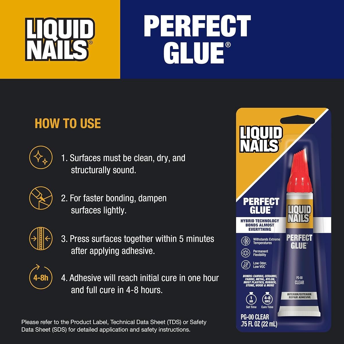 Perfect Glue, 0.75 oz Clear, view 4